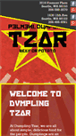 Mobile Screenshot of dumplingtzar.com