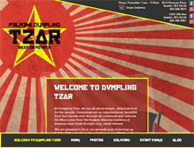 Tablet Screenshot of dumplingtzar.com